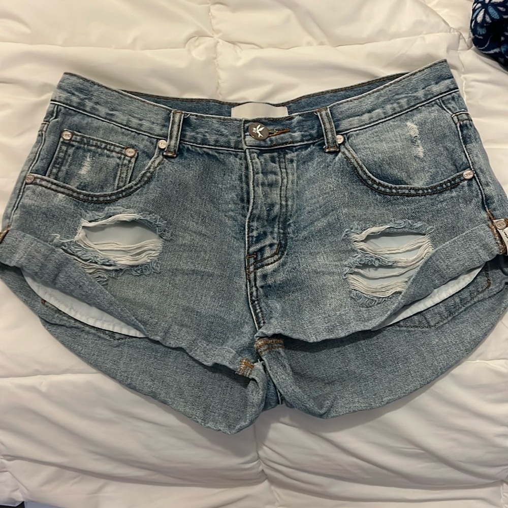 One Teaspoon Bandit Jean Shorts